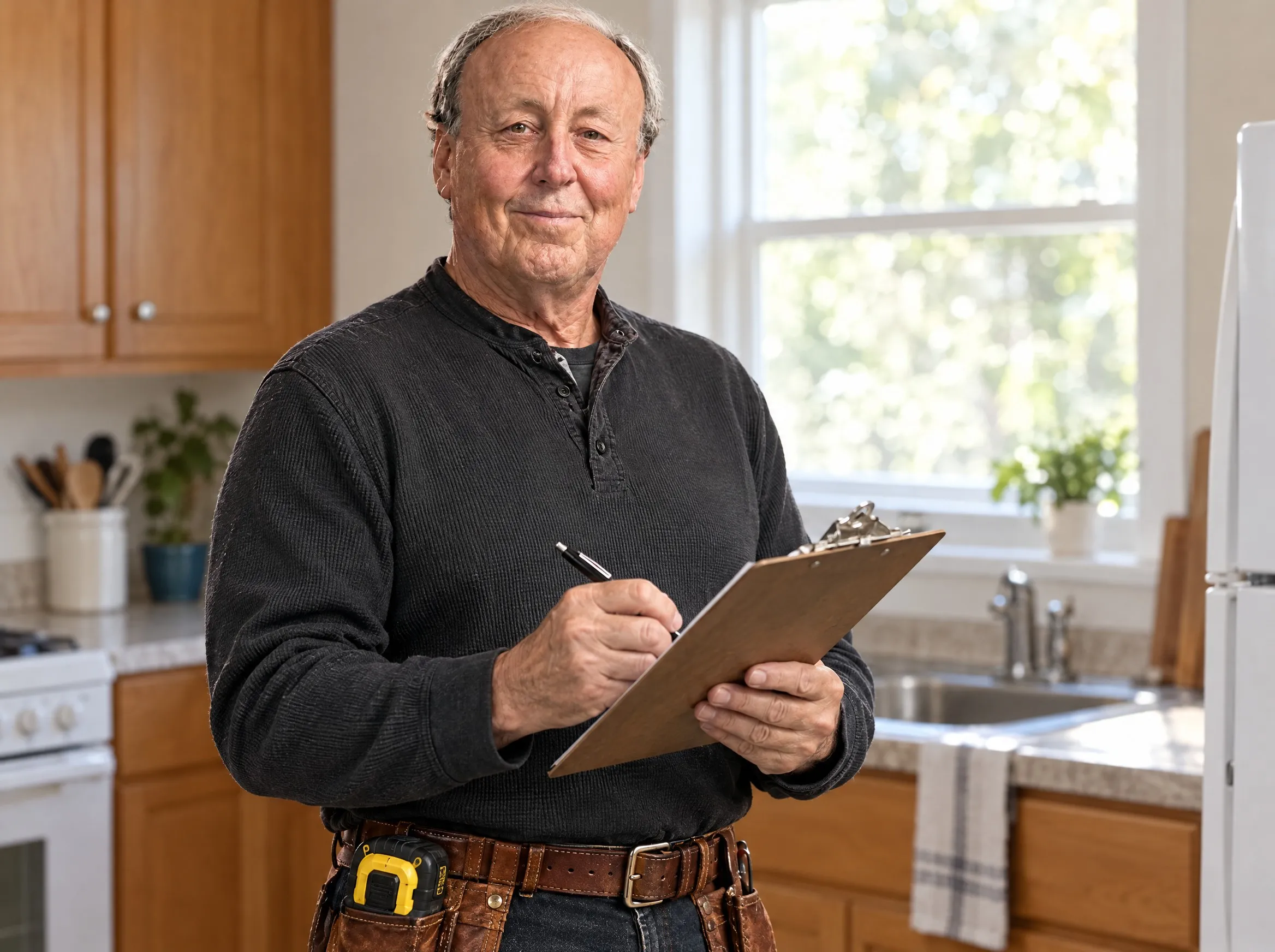 Wayne Fee writing up an estimate